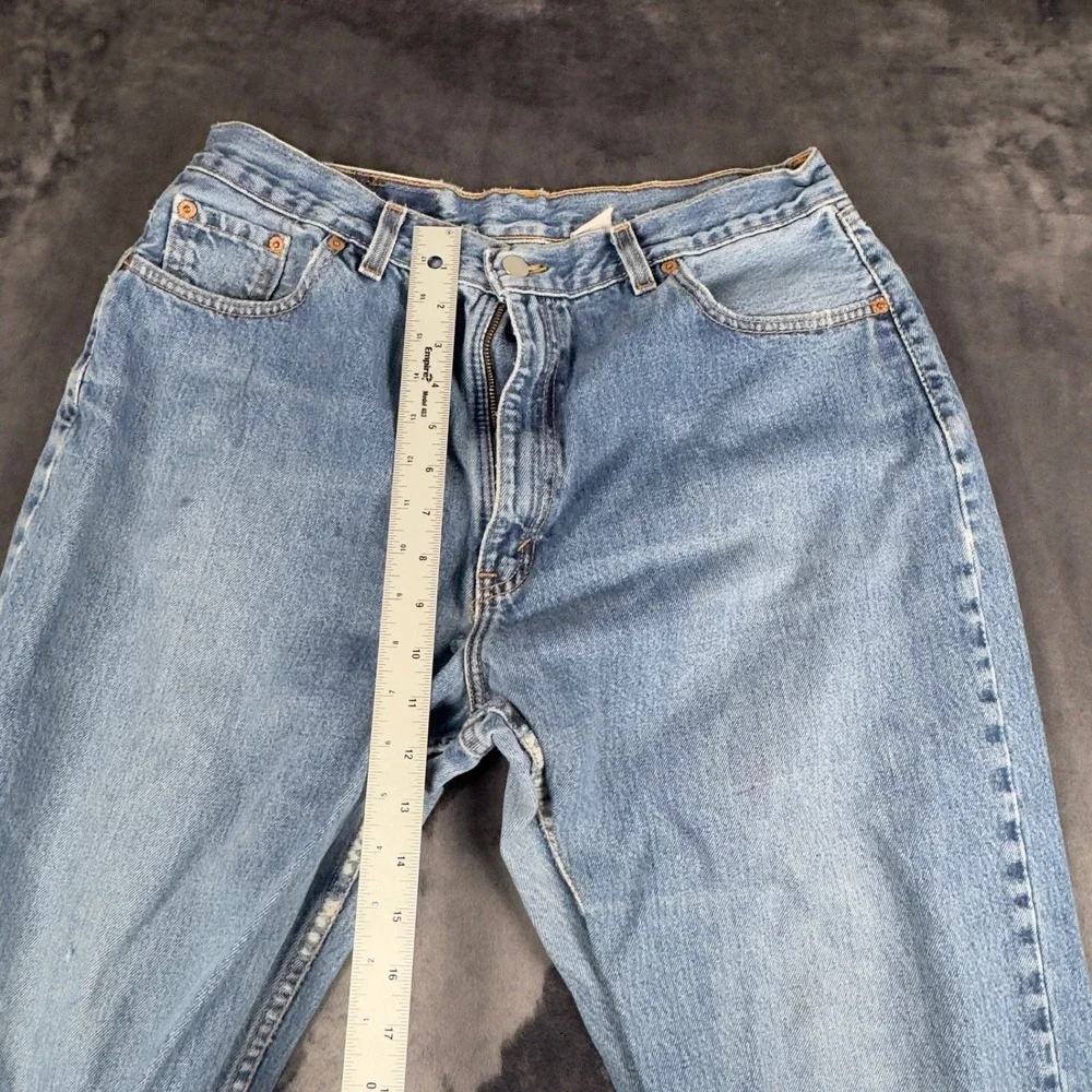 Levi's 560 Loose Fit Jeans Mens 34x28 Blue Light Wash Tapered Leg Denim